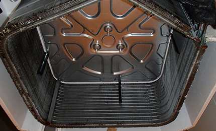 エアコン本体清掃：作業後