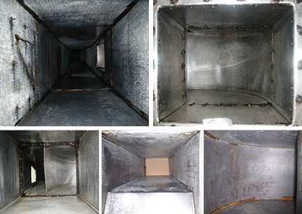 排気ダクト：清掃後