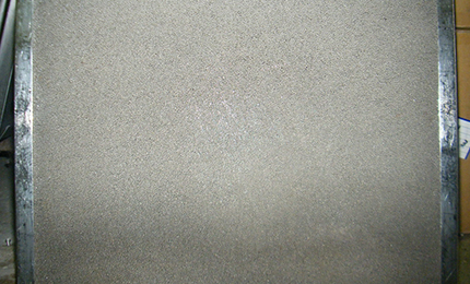 グリスフィルター1ヶ月使用後の裏面