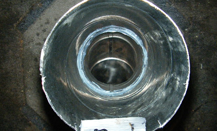 無煙ロースターダクト：作業後